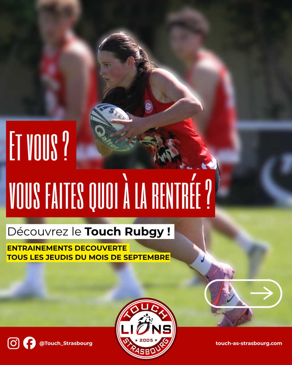 Venez tester le Touch Rugby !