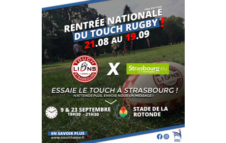 Rentrée Nationale Touch Rugby
